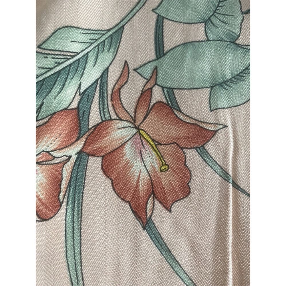Tommy Bahama Womens 6 100% Silk Pink Maxi Skirt Vintage - Picture 3 of 6